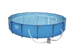 Bestway Frame Pool "Steel Pro" Set - Rund, 427 X 84 Cm; 56595 -Bestintex Geschaft f2bdc2d65fab899d45a1683ed57422b1