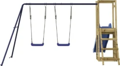 VidaXL Spielturm Rutsche Schaukeln Kletterwand Imprägniertes Holz -Bestintex Geschaft f55b7398cc30efa40d5e88d730657a78