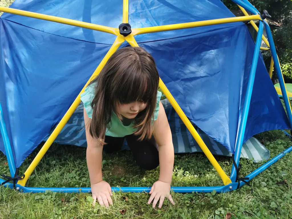 Klettergerüst Dome Climber XL Garten Outdoor Kinder Klettergestell Ø 305 Cm Metall Mit Kuppel-Zelt 11 Klettergerüst Dome Climber XL Garten Outdoor Kinder Klettergestell Ø 305 Cm Metall Mit Kuppel-Zelt – Bild 9