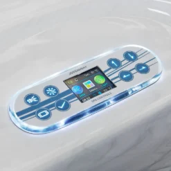 Artsauna Outdoor Whirlpool Oasis – Spa Mit Massagedüsen, LED-Beleuchtung, 2 Filter, Abdeckung, Pumpe, Ausstiegshilfe - Whirlpool Winterfest & Beheizbar -Bestintex Geschaft f8233cda20509dc0cb26a8e0e04ed2ea