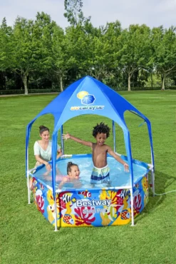 Bestway® Steel Pro™ Aufstellpool Mit Sonnenschutzdach "Splash-in-Shade" Ohne Pumpe Ø 183 X 51 Cm, Buntes Unterwasser-Design, Rund 27 Bestway® Steel Pro™ Aufstellpool Mit Sonnenschutzdach "Splash-in-Shade" Ohne Pumpe Ø 183 X 51 Cm, Buntes Unterwasser-Design, Rund -Bestintex Geschaft f85d26fada2cc3e1306c4573147da1d7