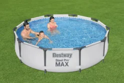 Bestway® Steel Pro MAX™ Frame Pool Ohne Pumpe Ø 305 X 76 Cm, Lichtgrau, Rund -Bestintex Geschaft f864a5ff2fe0ed1b57ac0f0e7d068910