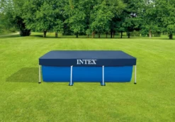 Intex Family Pool - 220x150x60 Cm - Metal Frame - Stahlrahmen - Blau - Mit Zubehör -Bestintex Geschaft f8c4dad0cc6a46fa95357310e616b7d3