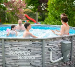 Summer Waves Stahlrahmen Aufstellpool Elite Frame Steinoptik Grau Rund Ø 427x107 Cm -Bestintex Geschaft f9ce2b0c1856efffd9d64ac55f56577c