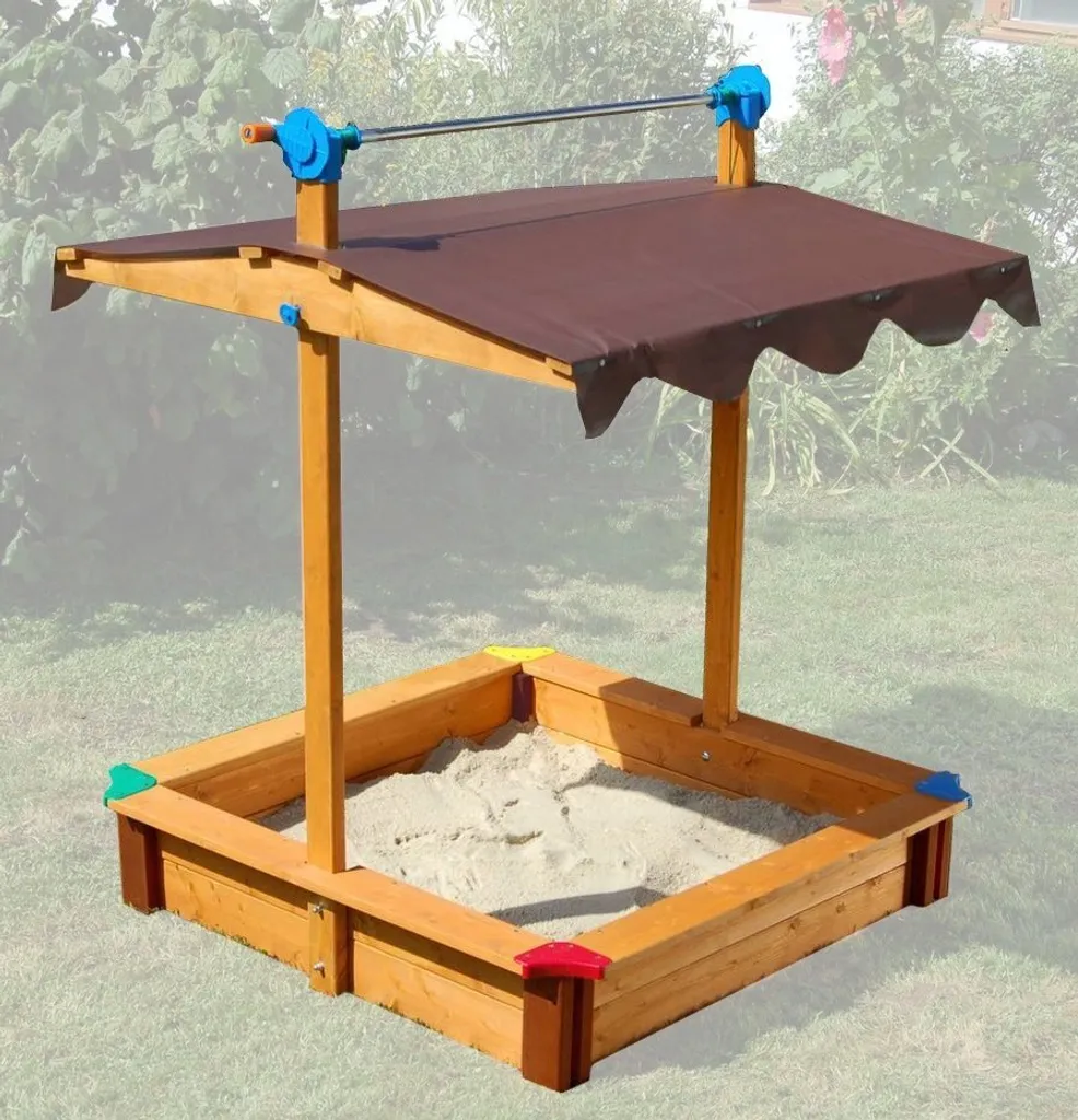 GASPO Sandkasten Felix Mit Absenkbarem Dach 5 GASPO Sandkasten Felix Mit Absenkbarem Dach – Bild 3