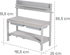 Roba Kinder Outdoor+ Gartenküche 'Fun', Holz, Matschküche Mit Abnehmbarer Abdeckung, Wetterfest 12 Roba Kinder Outdoor+ Gartenküche 'Fun', Holz, Matschküche Mit Abnehmbarer Abdeckung, Wetterfest -Bestintex Geschaft faf78dc7b5d732abb51a6beea7cf4ab4