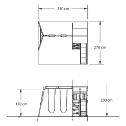 Backyard Discovery Spielturm Aurora Aus Holz | XXL Spielhaus Für Kinder Mit Rutsche, Schaukeln Und Kletterleiter | Stelzenhaus Für Den Garten 12 Backyard Discovery Spielturm Aurora Aus Holz | XXL Spielhaus Für Kinder Mit Rutsche, Schaukeln Und Kletterleiter | Stelzenhaus Für Den Garten -Bestintex Geschaft fc35bbc1fddb0b5991f3656bddafb619
