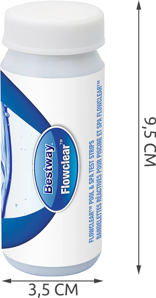 Bestway® Flowclear™ 3-in-1 Teststreifen 50 Stück 10 Bestway® Flowclear™ 3-in-1 Teststreifen 50 Stück – Bild 8