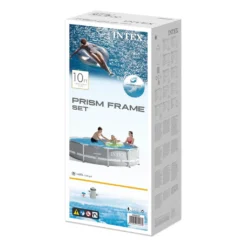 Intex PrismFrame, 4485 L, Gerahmter Pool, Erwachsener & Kind, Grau, 20,1 Kg -Bestintex Geschaft fc8af42036977f4c4b4995c4c4b5994c