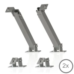 Zelsius Universal Solarmodul Halterung, Verstellbarer Winkel, Aluminium Montageset Für Zwei Panele -Bestintex Geschaft fe10682f17254643ca9cc1fc7b2bbdc4