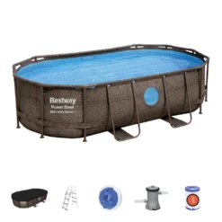 Bestway 56714 Oval Aufstellpool Mit Bullauge Swim Vista 427x250x100 CmGestalten: Oval, Maße: 4 - 4,99 M, Filterpumpe: 58383 -Bestintex Geschaft ff67b32095a64d52a7e600d7eadecd61